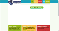 Desktop Screenshot of mnyouthpipeband.com